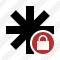 Asterisk Lock Icon