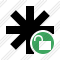 Asterisk Unlock Icon