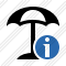 Beach Umbrella Information Icon