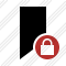 Bookmark Lock Icon