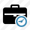 Briefcase Clock Icon