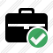 Briefcase Ok Icon