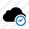 Cloud Clock Icon