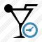 Cocktail Clock Icon