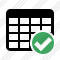 Database Table Ok Icon