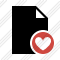 Document Blank Favorites Icon