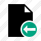 Document Blank Previous Icon