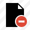 Document Blank Stop Icon