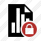 Document Chart Lock Icon