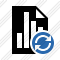 Document Chart Refresh Icon