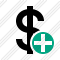 Dollar Add Icon