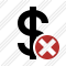 Dollar Cancel Icon