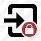 Enter Lock Icon