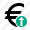 Euro Upload Icon