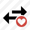 Exchange Horizontal Favorites Icon