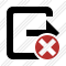 Exit Cancel Icon