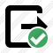 Exit Ok Icon