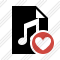 File Music Favorites Icon