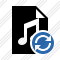 File Music Refresh Icon