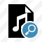 File Music Search Icon