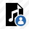 File Music User Icon