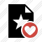 File Star Favorites Icon