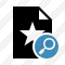 File Star Search Icon