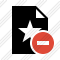 File Star Stop Icon