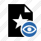 File Star View Icon