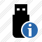 Flash Drive Information Icon