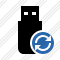 Flash Drive Refresh Icon