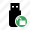 Flash Drive Unlock Icon