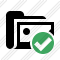 Folder Gallery Ok Icon