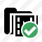 Folder Movie Ok Icon