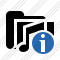 Folder Music Information Icon