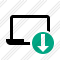 Laptop Download Icon