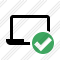 Laptop Ok Icon