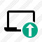 Laptop Upload Icon