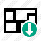 Map Download Icon
