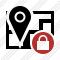 Map Location Lock Icon