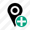 Map Pin Add Icon