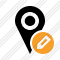 Map Pin Edit Icon