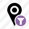 Map Pin Filter Icon