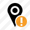 Map Pin Warning Icon