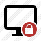 Monitor Lock Icon