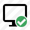 Monitor Ok Icon