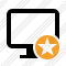 Monitor Star Icon