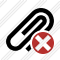 Paperclip Cancel Icon