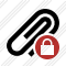 Paperclip Lock Icon