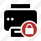 Print Lock Icon